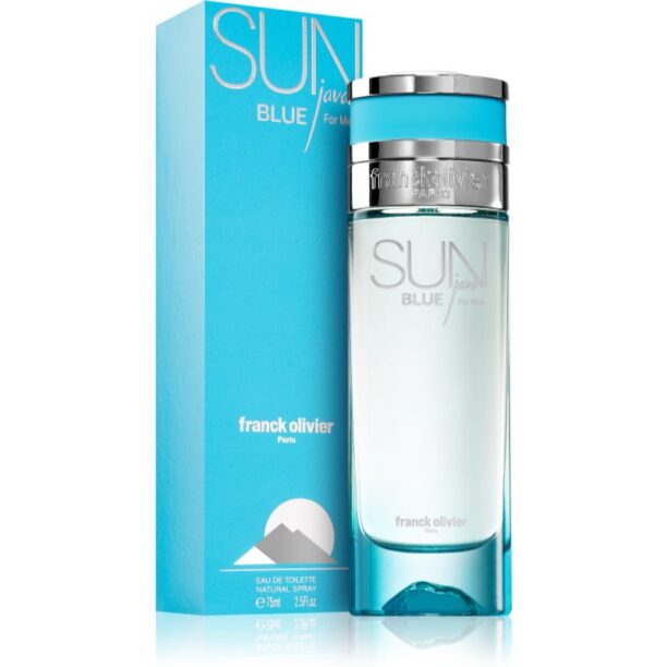 Cumpăra Franck Olivier Sun Java Blue Eau de Toilette pentru bărbați 75 ml