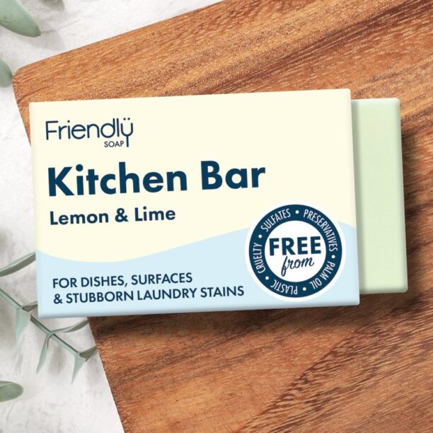 Original Friendly Soap Kitchen Bar Lemon & Lime săpun natural 95 g