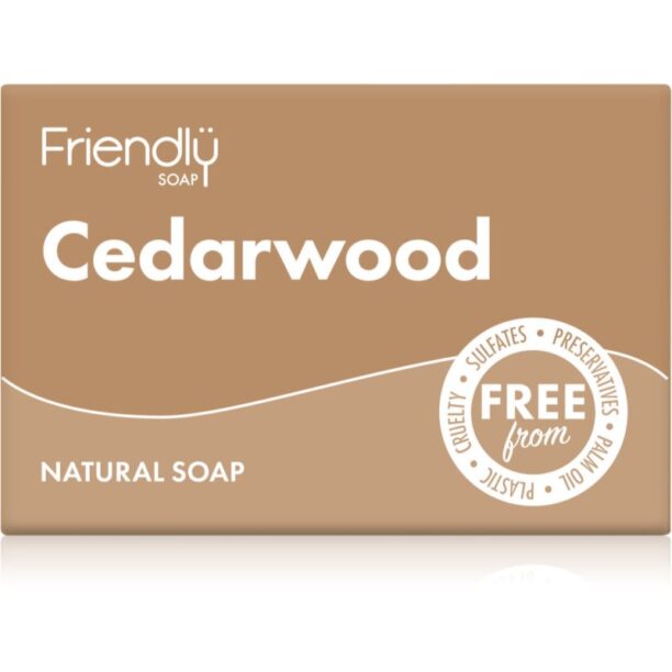 Friendly Soap Natural Soap Cedarwood săpun natural 95 g preţ