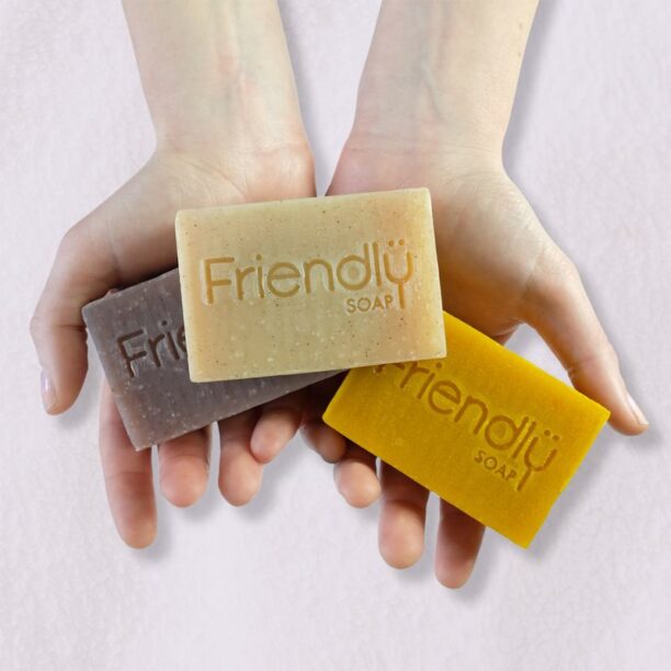 Original Friendly Soap Natural Soap Lemongrass & Hemp săpun natural 95 g