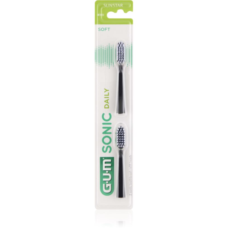 G.U.M Sonic Daily capete de schimb Black 2 buc