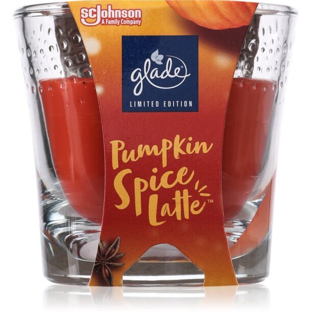 GLADE Pumpkin Spice Latté lumânare parfumată 112 g