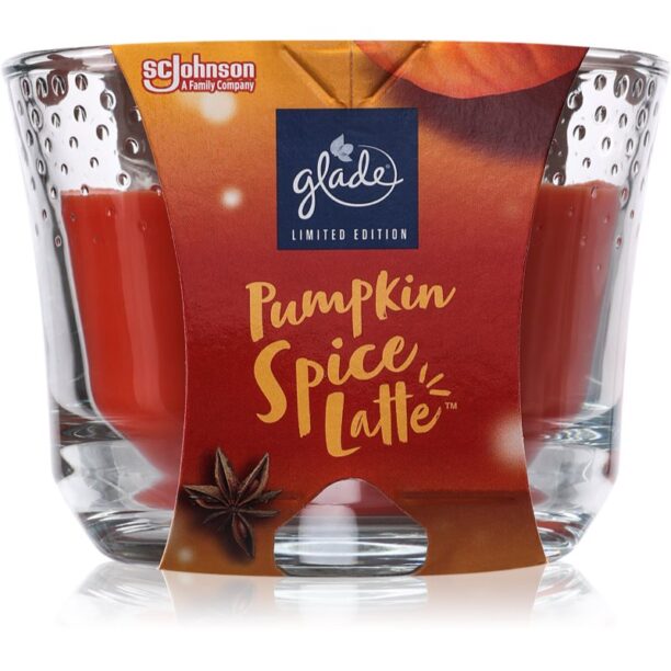 GLADE Pumpkin Spice Latté lumânare parfumată 204 g