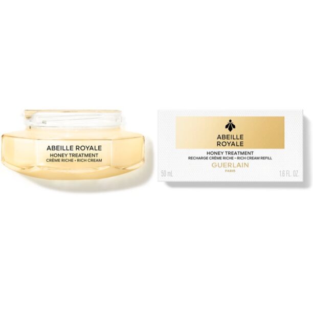 Cumpăra GUERLAIN Abeille Royale Honey Treatment Rich Cream crema hranitoare anti-rid rezervă 50 ml