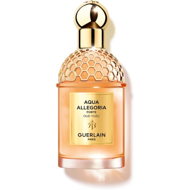 GUERLAIN Aqua Allegoria Oud Yuzu Forte Eau de Parfum reincarcabil pentru femei 75 ml preţ