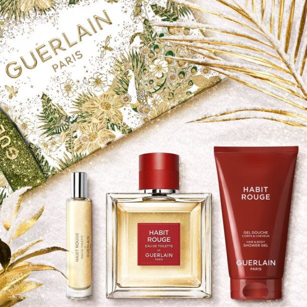 Cumpăra GUERLAIN Habit Rouge set cadou pentru bărbați