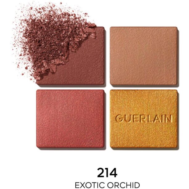 Cumpăra GUERLAIN Ombres G paleta farduri de ochi culoare 214 Exotic Orchid 6 g