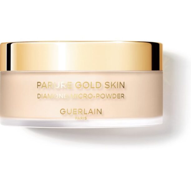 GUERLAIN Parure Gold Skin Diamond Micro-Powder pudra pentru stralucire culoare 02 Light / Clair 35 g preţ