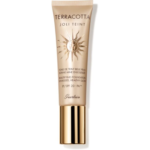 GUERLAIN Terracotta Joli Teint Beautifying Foundation machiaj de stralucire pentru un look natural SPF 20 culoare Moyen/Medium 30 ml preţ