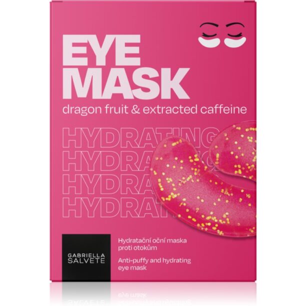 Gabriella Salvete Eye Mask Dragon Fruit & Extracted Caffeine masca pentru ochi pentru calmare 5x2 buc preţ