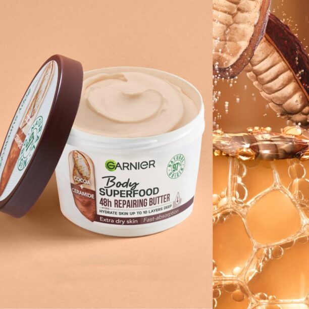 Cumpăra Garnier Body SuperFood unt de corp hranitor cu cacao 380 ml