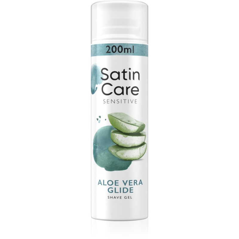 Gillette Satin Care Aloe Vera gel pentru bărbierit pentru femei 200 ml preţ