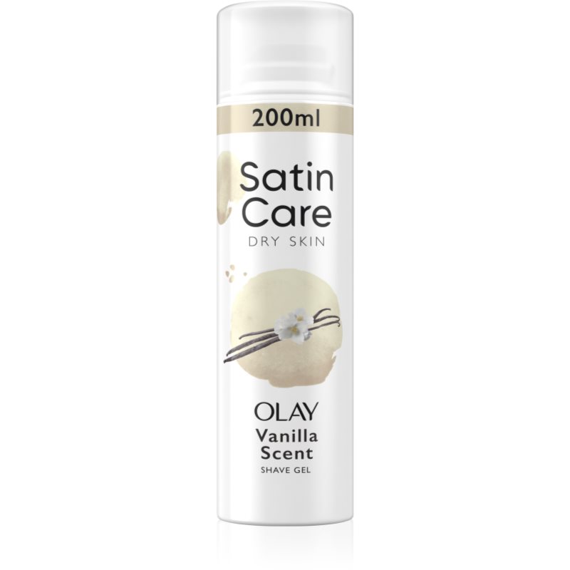 Gillette Satin Care Olay Vanilla Dream gel pentru bărbierit 200 ml preţ