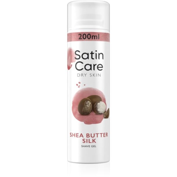 Gillette Satin Care Shea Butter gel pentru bărbierit pentru femei 200 ml preţ