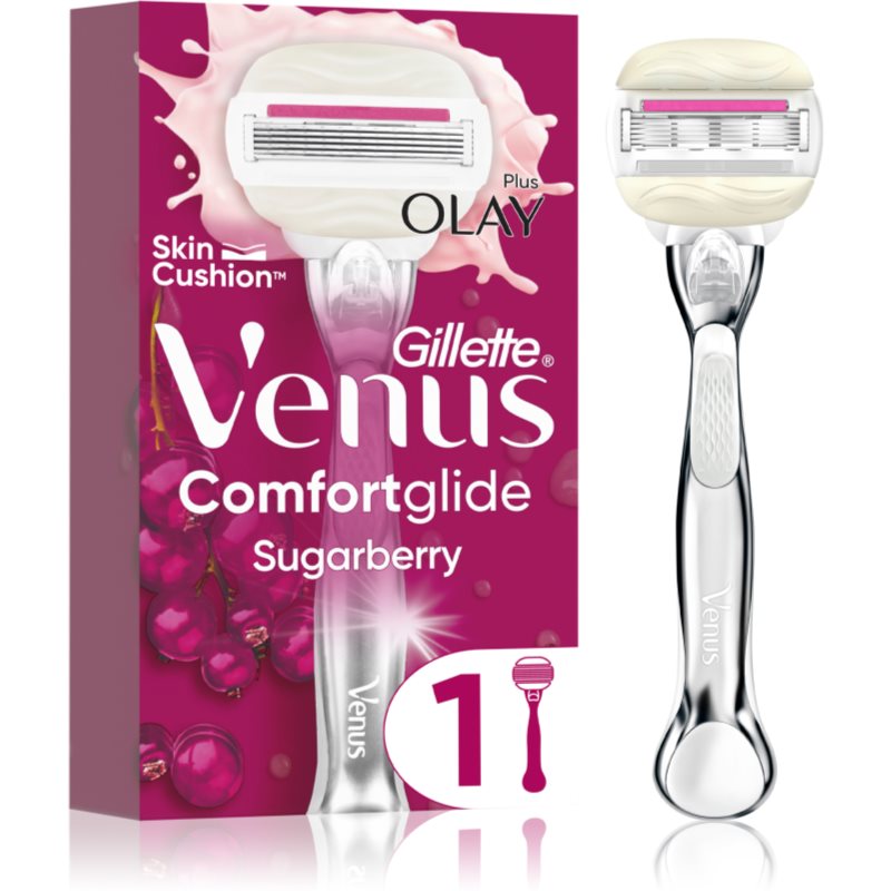 Gillette Venus ComfortGlide Sugarberry aparat de ras cu capăt interschimbabil 1 buc