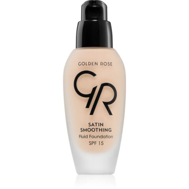 Golden Rose Satin Smoothing fard lichid de lunga durata SPF 15 culoare 22 34 ml