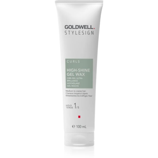 Goldwell StyleSign High-shine Gel Wax ceara gel pentru par ondulat si cret 100 ml