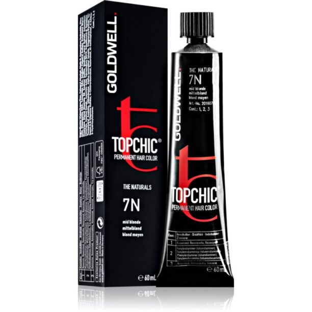 Goldwell Topchic Permanent Hair Color culoare par culoare 7-N 60 ml preţ