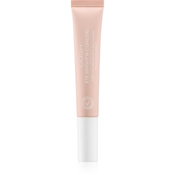 Gosh Bright'n Conceal corector iluminator impotriva pungilor de sub ochi culoare 002 Soft Pink 12 ml preţ