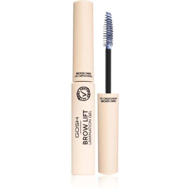 Gosh Brow Lift gel pentru sprancene perie 2 in 1 culoare 001 6 ml