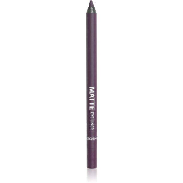 Gosh Matte eyeliner khol cu efect matifiant culoare 019 Dusty Violet 1.2 g preţ