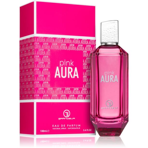 Cumpăra Grandeur Pink Aura Eau de Parfum pentru femei 100 ml