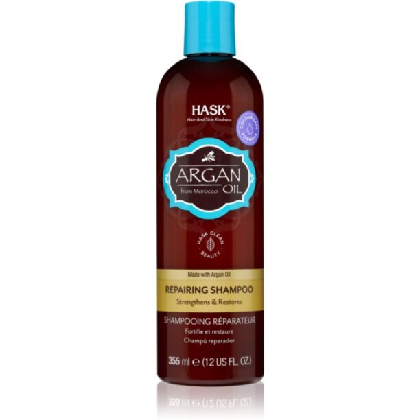 HASK Argan Oil sampon revitalizant pentru par deteriorat 355 ml