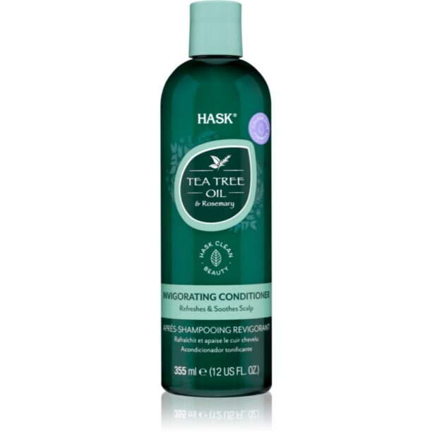 HASK Tea Tree Oil & Rosemary balsam revigorant pentru un scalp uscat