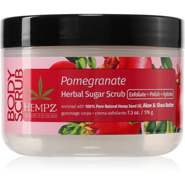 HEMPZ Pomegranate exfoliant pentru corp 176 g preţ