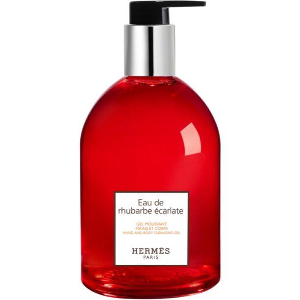 HERMÈS Le Bain Eau de rhubarbe écarlate gel de curățare pentru maini si corp unisex 300 ml preţ