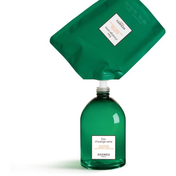 Original HERMÈS Le Bain Eau d'orange verte gel de curățare pentru maini si corp unisex 300 ml