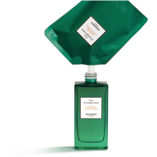 Cumpăra HERMÈS Le Bain Eau d'orange verte gel de duș pentru corp si par unisex 200 ml