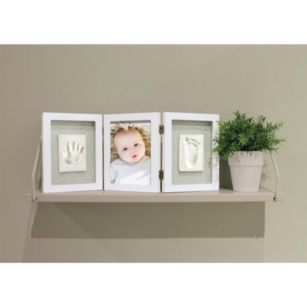 Happy Hands Triple Frame set de mulaj pentru amprentele bebelușului 3 x 17×22 cm preţ