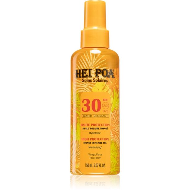 Hei Poa Monoi Suncare ulei spray pentru bronzare SPF 30 150 ml