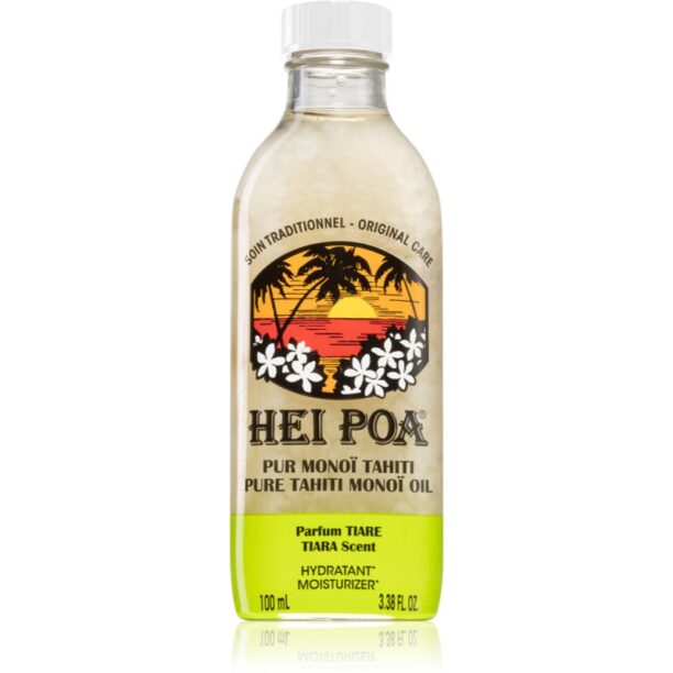 Hei Poa Pure Tahiti Monoï Oil Tiara ulei multifunctional pentru corp si par 100 ml