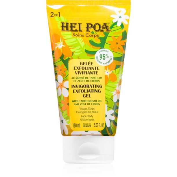 Hei Poa Tahiti Monoi Oil Zest of Lemon gel exfoliant 150 ml