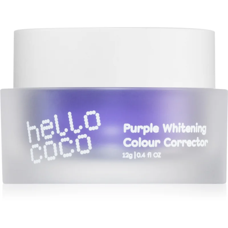 Hello Coco Purple Whitening Colour Corrector pulbere pentru albire și îndepărtarea petelor 12 g