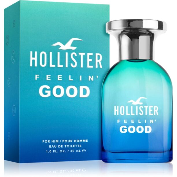 Cumpăra Hollister Feelin' Good For Him Eau de Toilette pentru bărbați 30 ml