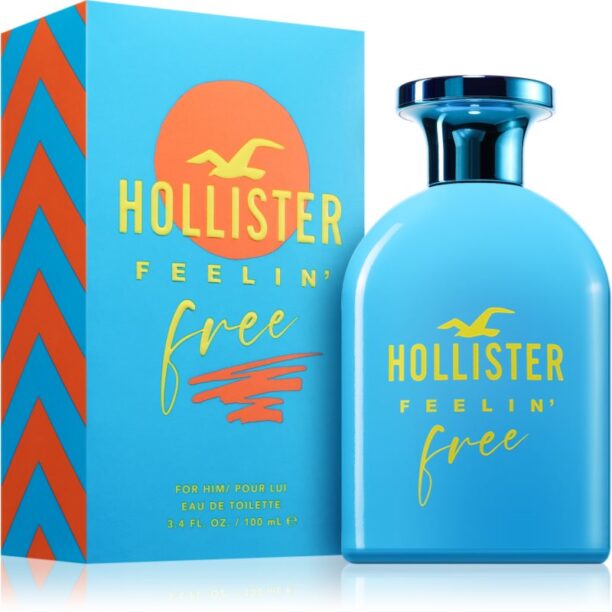 Cumpăra Hollister Feelin´ Free For Him Eau de Toilette pentru bărbați 100 ml