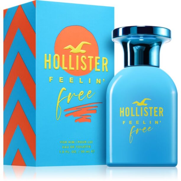 Cumpăra Hollister Feelin´ Free For Him Eau de Toilette pentru bărbați 30 ml