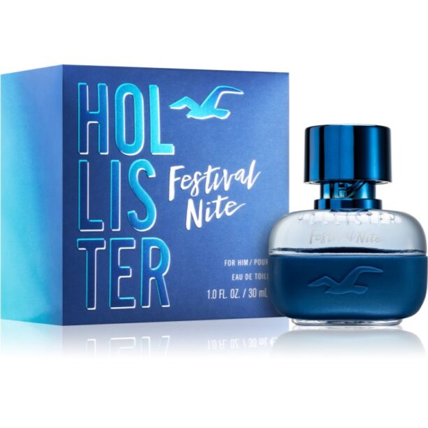 Hollister Festival Nite for Him Eau de Toilette pentru bărbați 30 ml preţ