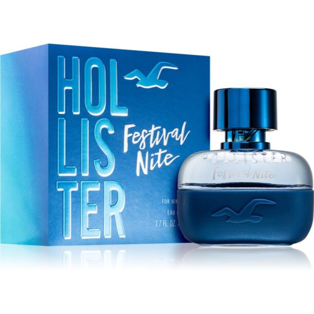 Hollister Festival Nite for Him Eau de Toilette pentru bărbați 50 ml preţ