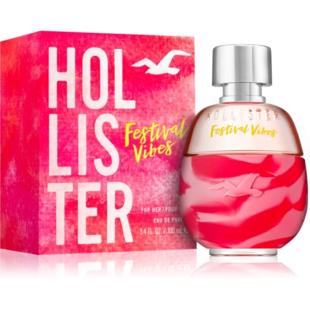 Hollister Festival Vibes for Her Eau de Parfum pentru femei 100 ml preţ