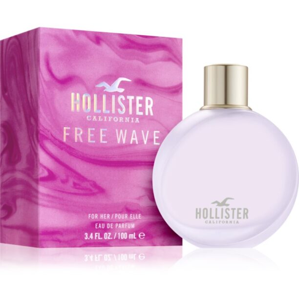 Hollister Free Wave Eau de Parfum pentru femei 100 ml preţ