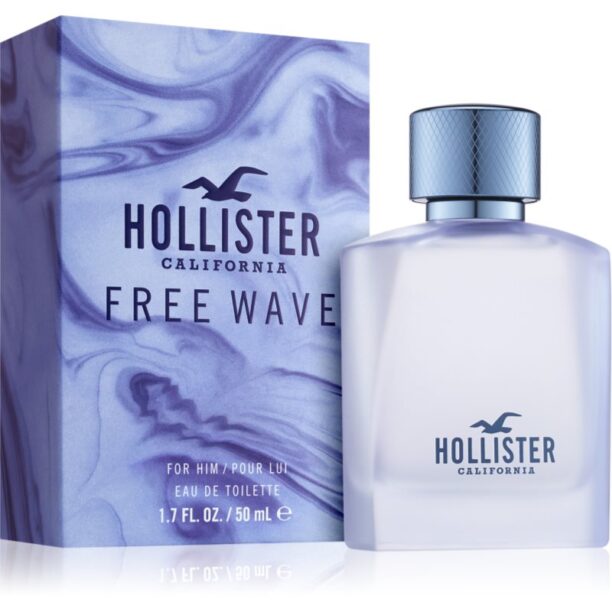 Hollister Free Wave Eau de Toilette pentru bărbați 50 ml preţ