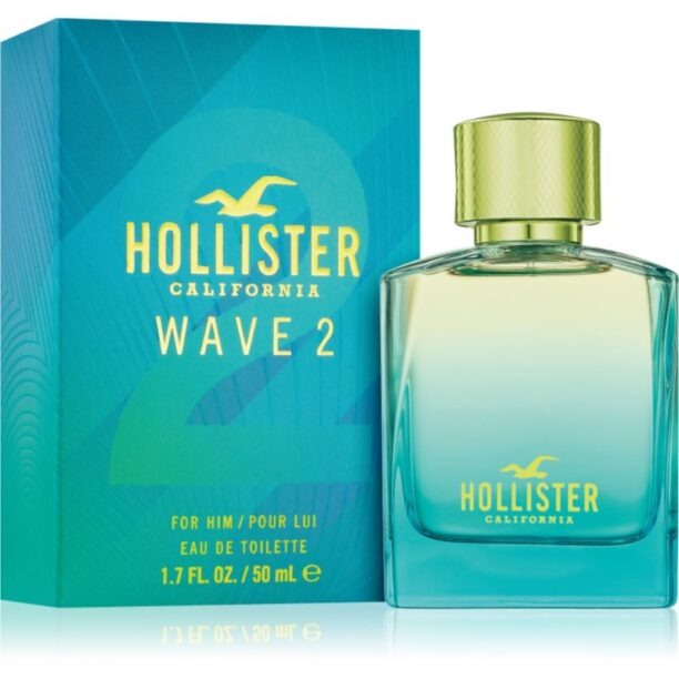 Hollister Wave 2 Eau de Toilette pentru bărbați 50 ml preţ