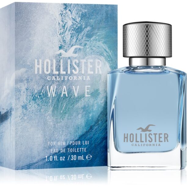 Hollister Wave Eau de Toilette pentru bărbați 30 ml preţ