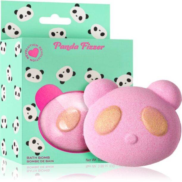 I Heart Revolution Bath Fizzer Panda bombă de baie cu parfum Cranberry & Vanilla 110 g preţ