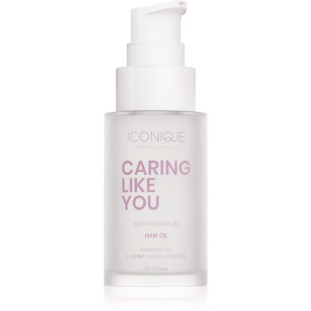 ICONIQUE Professional CARING LIKE YOU Deep Hydration Hair Oil 30 ml ulei hidratant pentru păr uscat și deteriorat 30 ml preţ