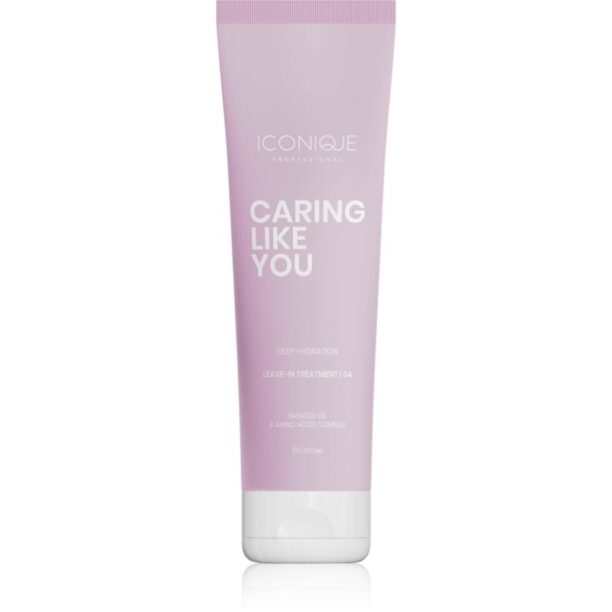 ICONIQUE Professional CARING LIKE YOU Deep Hydration Leave-in treatment 150 ml ingrijire leave-in pentru păr uscat și deteriorat 150 ml preţ